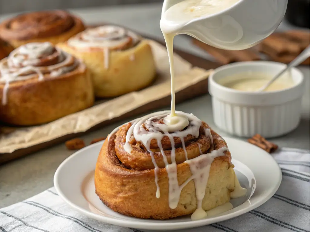 cream cheese icing recipe for cinnamon rolls