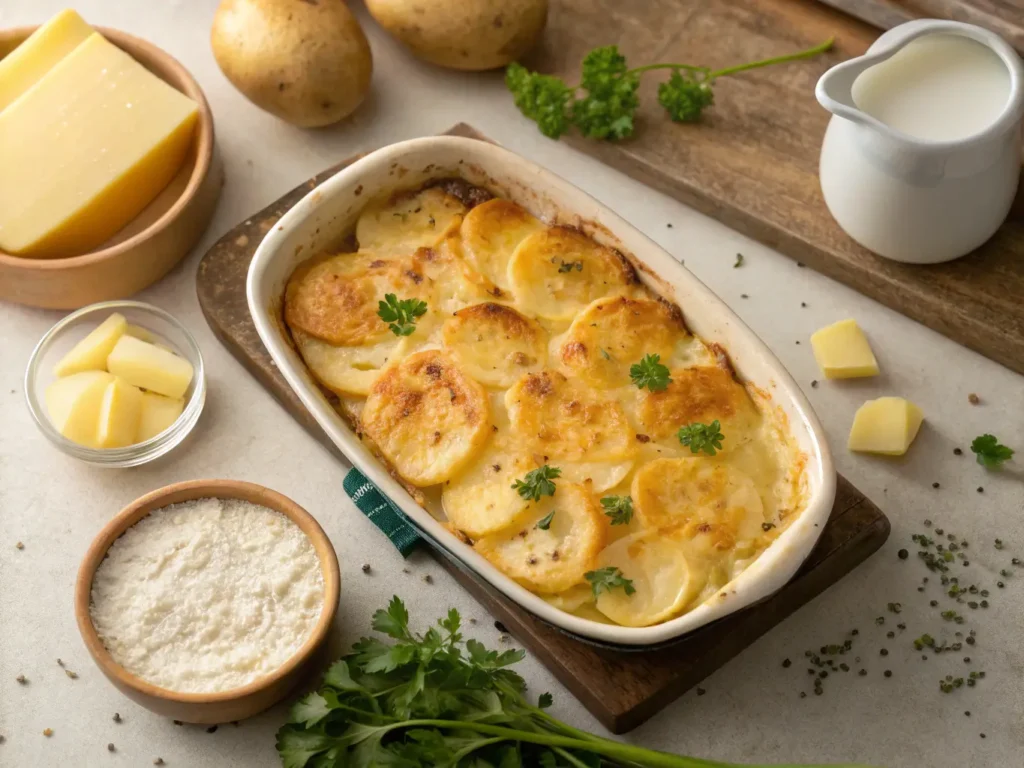 scalloped potatoes recipe with cheese powder