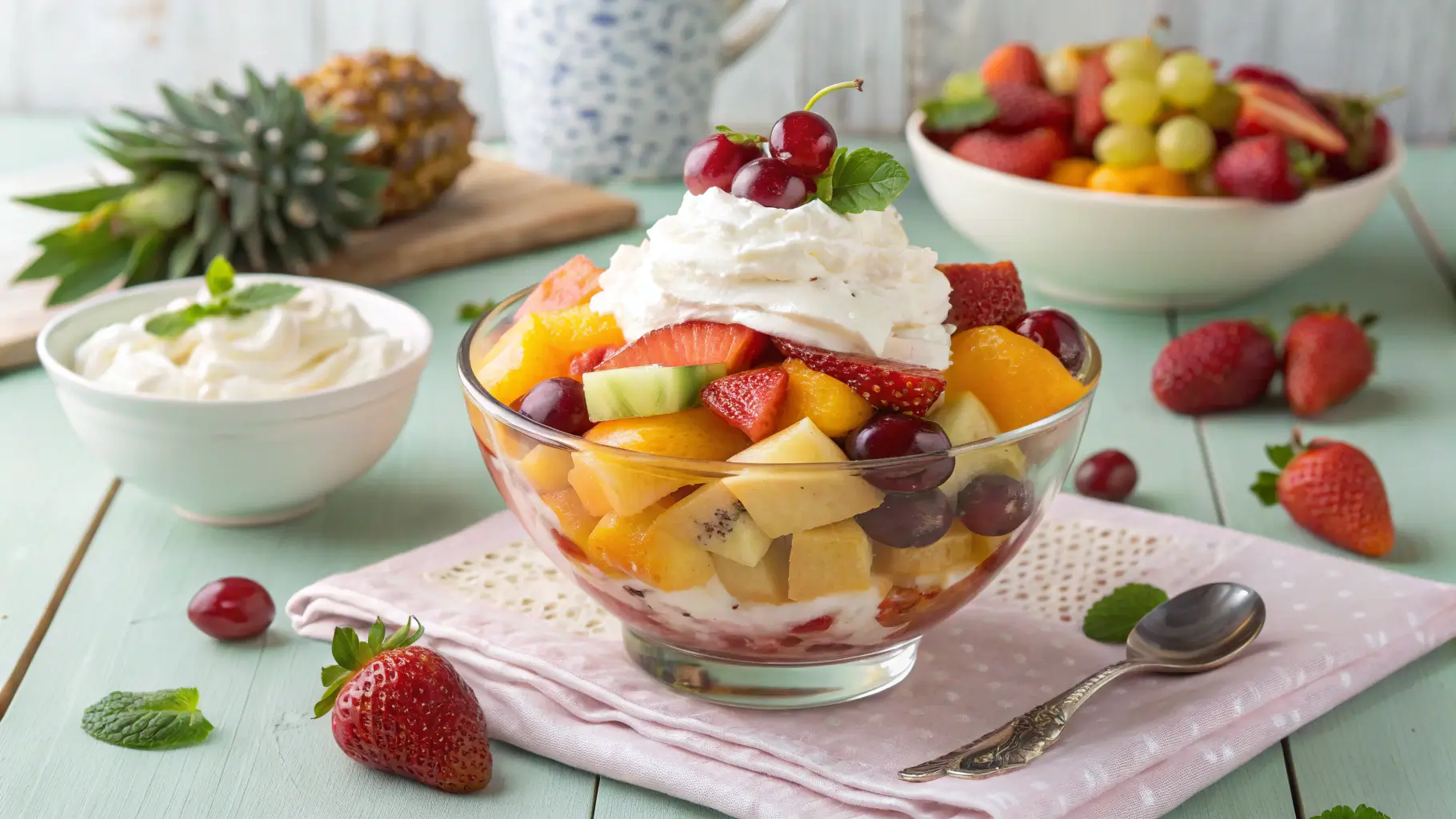 fruit salad recipe with Cool Whip