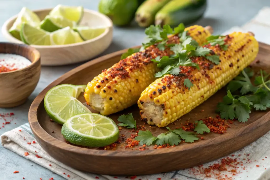 Mexican grilled corn dish crossword