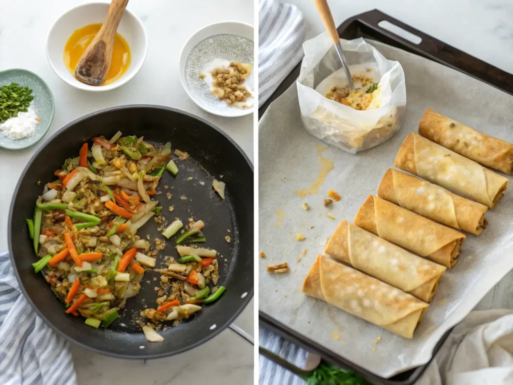  baked egg roll recipe