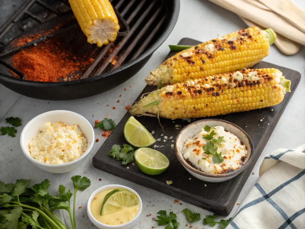  Mexican grilled corn dish crossword