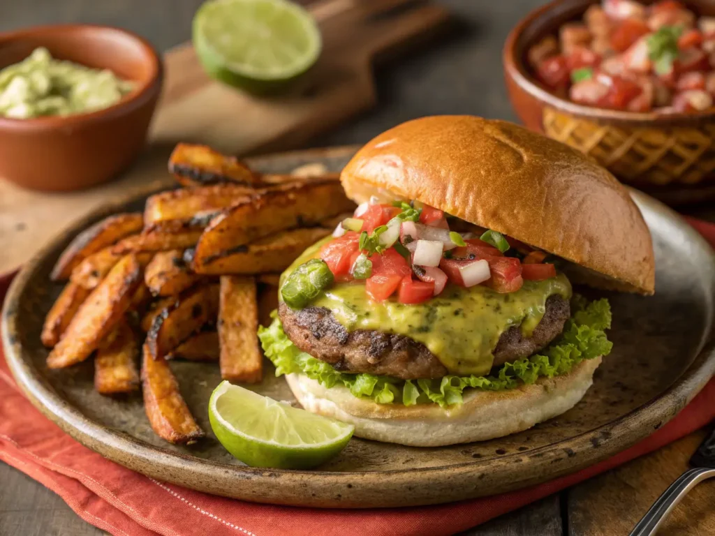 Burger Recipes with Mexican Cheese

